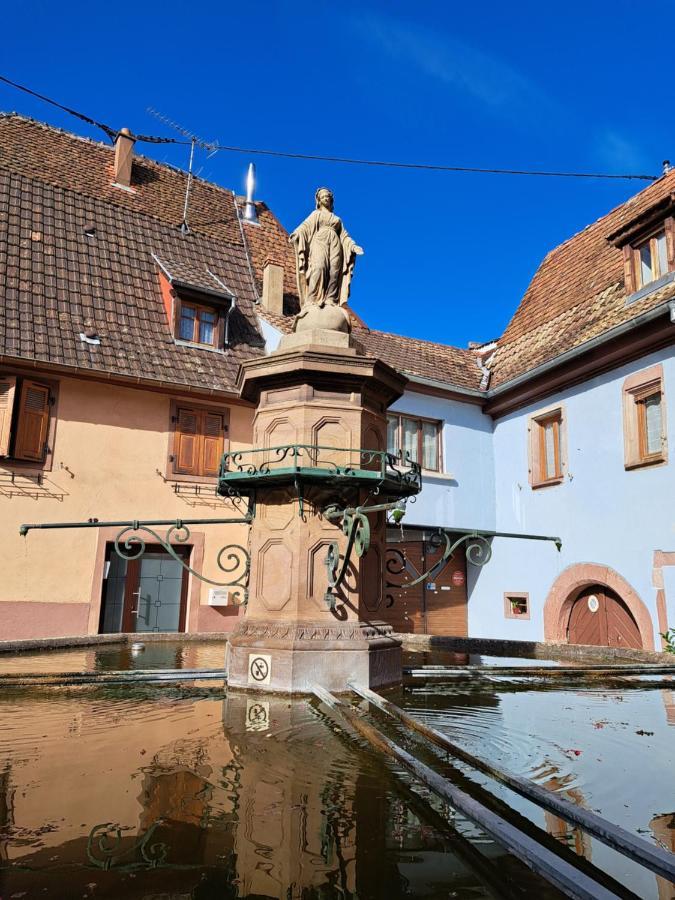 Gite Entre Vignes Et Vergers Maison Historique Gueberschwihr المظهر الخارجي الصورة
